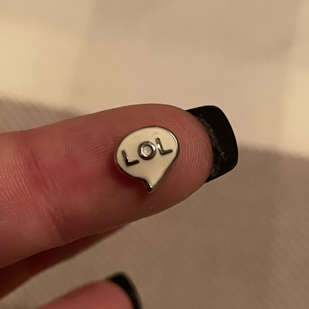Origami owl living locket lol speach bubble charm
